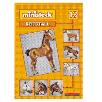 Ministeck MC31017 Ministeck en Stickit voorbeeldboek #13 paardenstal