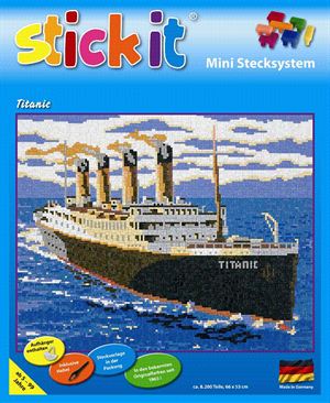 Ministeck MC41222 Stick-it Titanic varend, ca. 8.200 steentjes