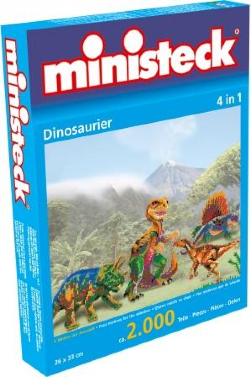 Ministeck MC31799 Ministeck Dinosaurus 4-in-1 (2000-delig)