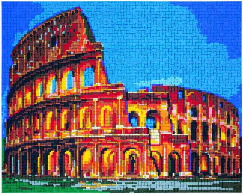 Ministeck MC31863 Ministeck Colosseum, ca. 8.300 stukjes, 66 x 53 cm 