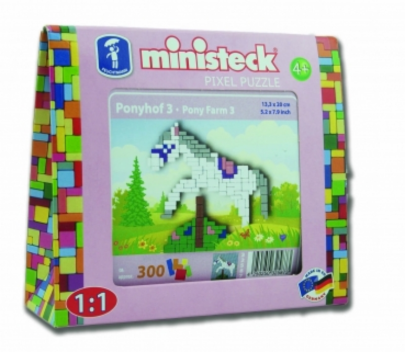 Ministeck MC32587 Ministeck Paard wit (ca. 300-delig)