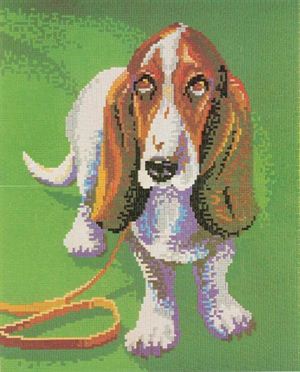 Ministeck MC41256 Stick-it Beagle (hond), ca. 9.500 steentjes, verbindingsschijfjes, ophanghaakjes en heveltje