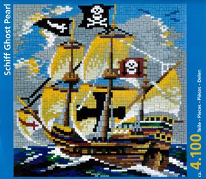 Ministeck MC42157 Stickit piratenschip 'Ghost Pearl', 4.100 stukjes