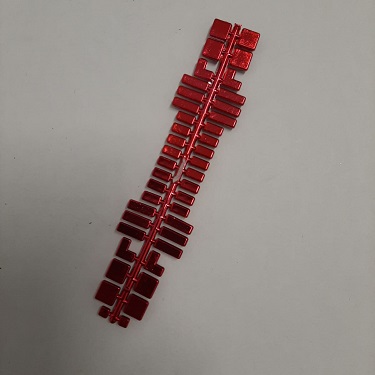 Ministeck MC633 losse kleurstrip 633 metallic rood (40058)